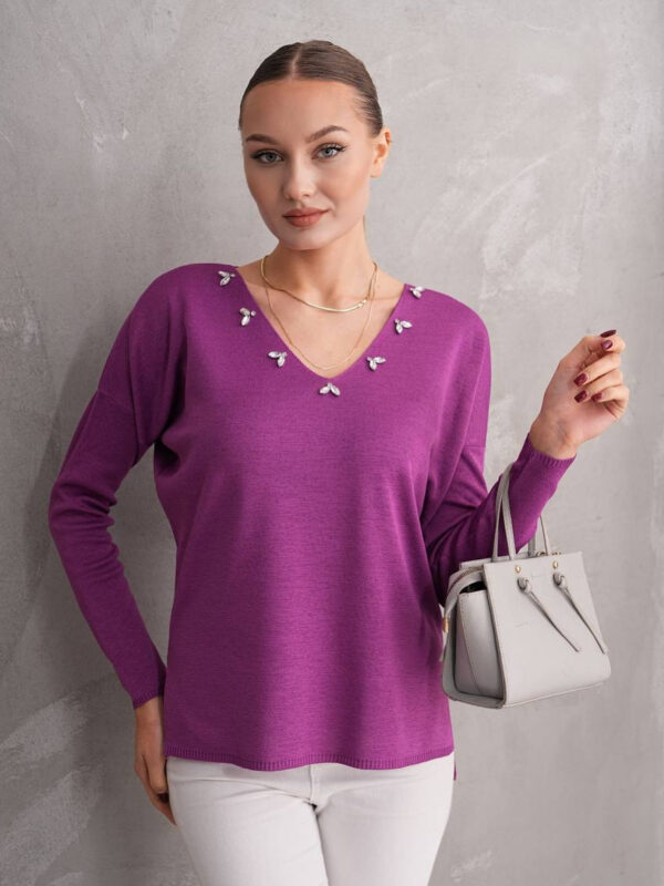 بليزر مع زمة وأزرار عند الخصر باللون البني (copy)