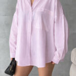 بنطلون قماش باللون البيج قصة زارا