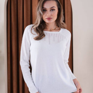 بليزر مع زمة وأزرار عند الخصر باللون البني (copy)