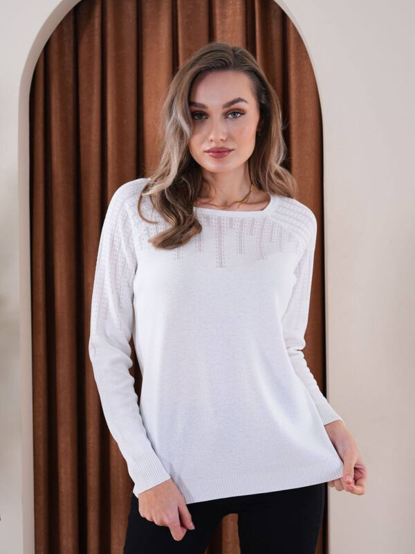 بليزر مع زمة وأزرار عند الخصر باللون البني (copy)