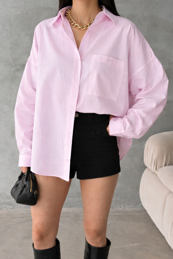 بنطلون قماش باللون البيج قصة زارا