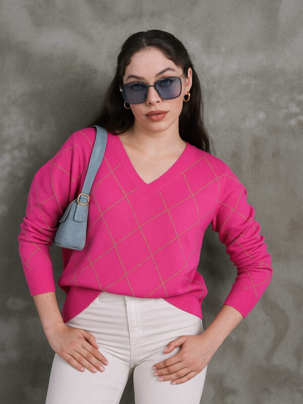 بليزر مع زمة وأزرار عند الخصر باللون البني (copy)