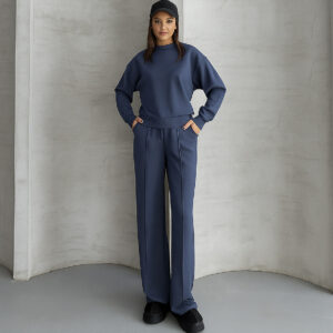 بليزر مع زمة وأزرار عند الخصر باللون البني (copy)