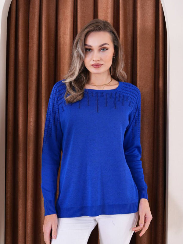 بليزر مع زمة وأزرار عند الخصر باللون البني (copy)