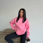 بليزر مع زمة وأزرار عند الخصر باللون البني (copy)