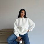 بليزر مع زمة وأزرار عند الخصر باللون البني (copy)