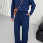 بليزر مع زمة وأزرار عند الخصر باللون البني (copy)