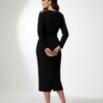 بليزر مع زمة وأزرار عند الخصر باللون البني (copy)