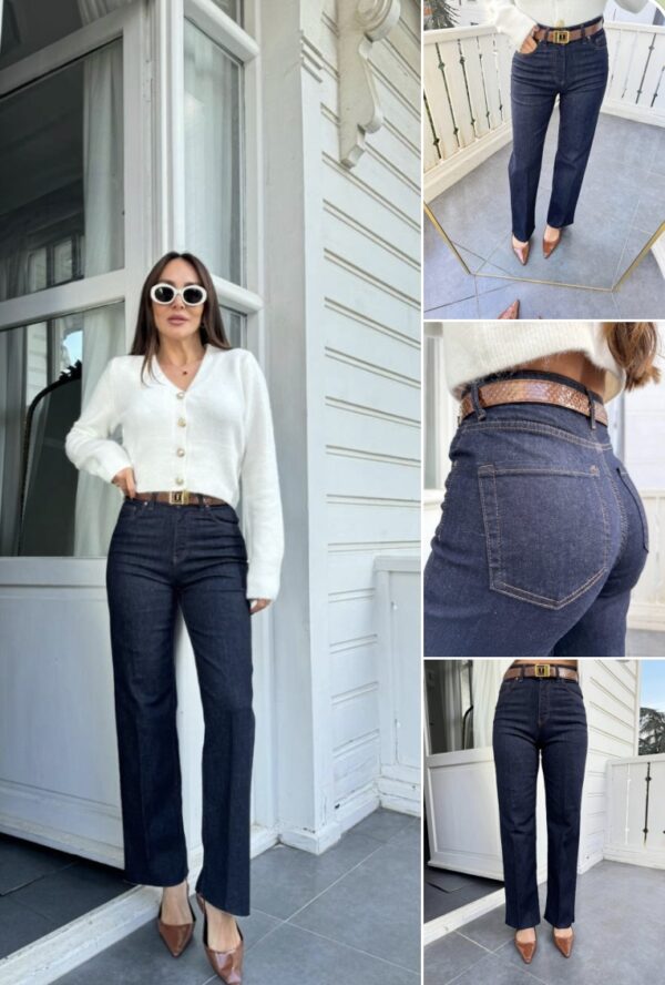 تنورة باللون العنابي مع قشاط بني