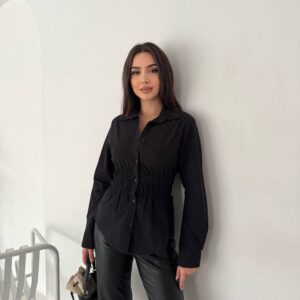 بنطلون قماش باللون البيج قصة زارا