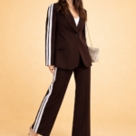 طقم باللون البني