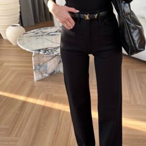 جينز أسود ستريت